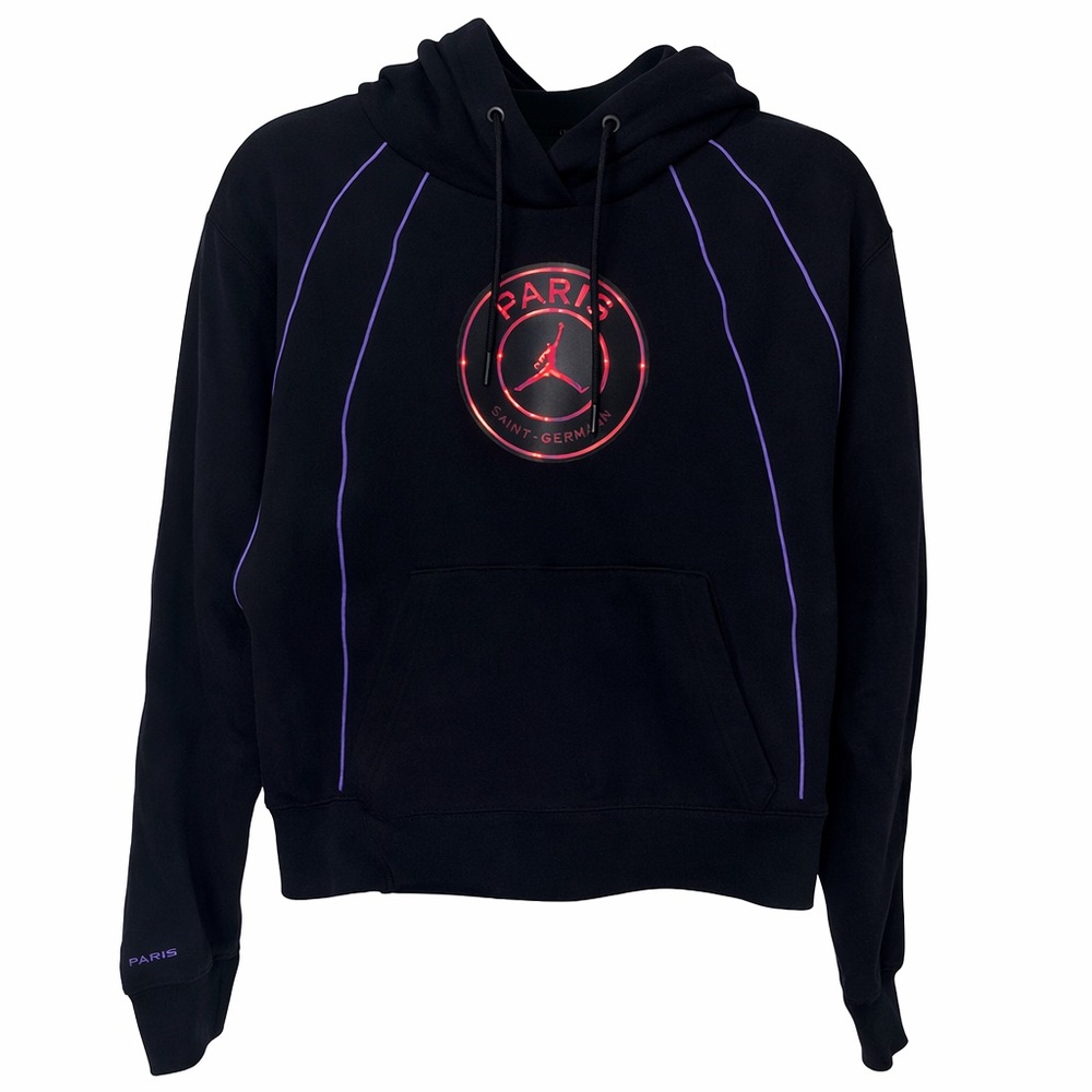 Nike Black Hoodie with Purple Details